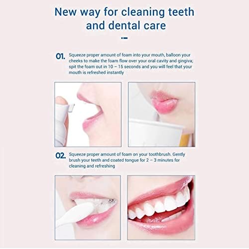 Posvjetljujuća pjena za zube za čišćenje zuba svježi dah, čišćenje zuba od mrlja pasta za zube, smanjenje karijesa čvrsta pjena za