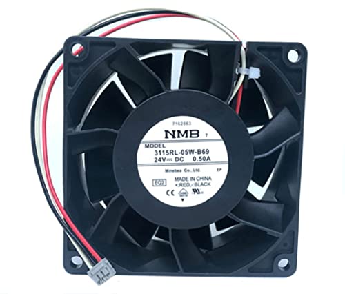 3115RL-05W-B69 NMB 24V 0,50A 8038 3-žični ventilator za hlađenje 80x80x38mm