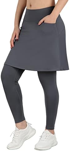 Atletska suknja Bele Roy s gamašama tenisice suknjene noge za žene s džepom