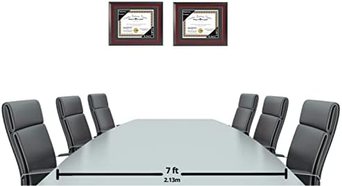 Kreativni okviri za slike 11x14-inčni diplomski okvir mahagonija s crnom prostirkom za držanje 8,5 ”x 11” Dokumenti za diplomiranje