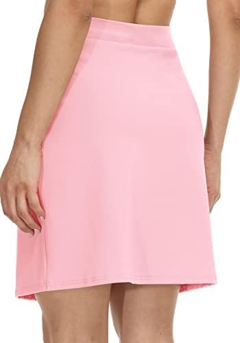 Cakulo plus suknje veličine Skort za žene s džepovima dužina koljena golf plivanje atletske duge skromne suknje
