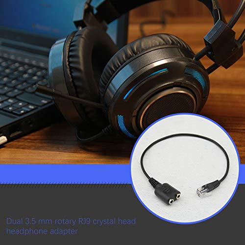 2pcs Dvostruki priključak 3,5 mm na priključak za slušalice 99, Adapter za audio pretvarač Kabeli za PC telefon slušalice za telefon