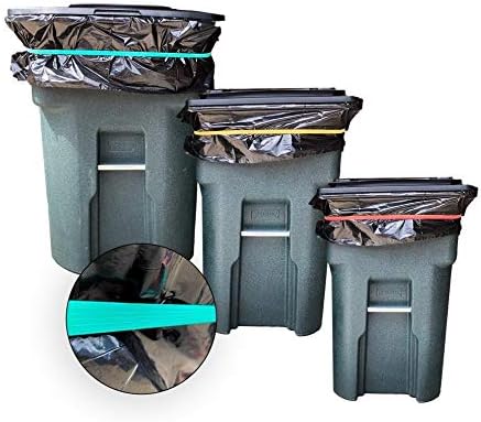 TUFFEX TRASH CAN ANKLE PEZNI-U skladu s 55-60 galonom kante za smeće) Brzo i lako osigurajte liniju za smeće za otpad-za bbq roštilj