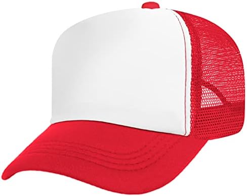 5-panelna pjenasta kapa kamiondžija s mrežastim leđima, 2-tonski šešir sa zakrivljenim vizirom.