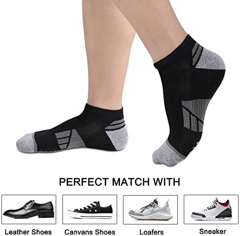 Muške sportske čarape za gležnjeve, 6 pakiranja, niske dekolte, mekane prozračne sportske čarape za trčanje