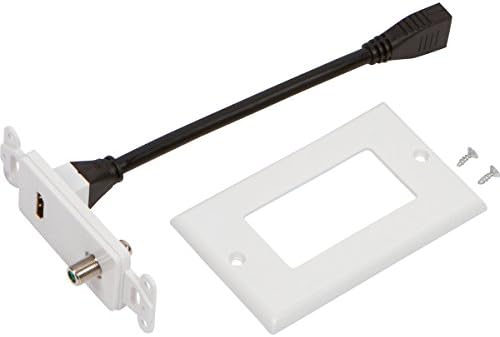 Point kupca HDMI pigtail 3GHz koaksijalni zidni ploča [UL na popisu] s jednim bandama s niskim naponom Uređaj za ugradnju nosača