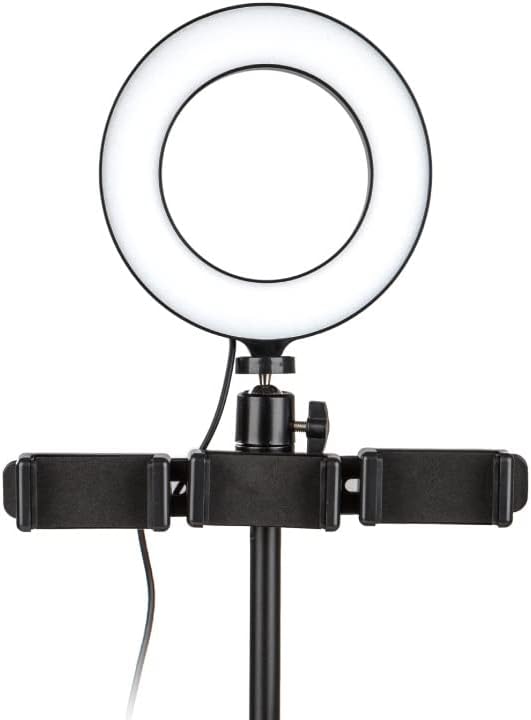 Tinsea BS-710 16 cm LED selfie prsten svjetlost s tri držača telefona i stajališta mikrofona za foto studij videozapis uživo Streap