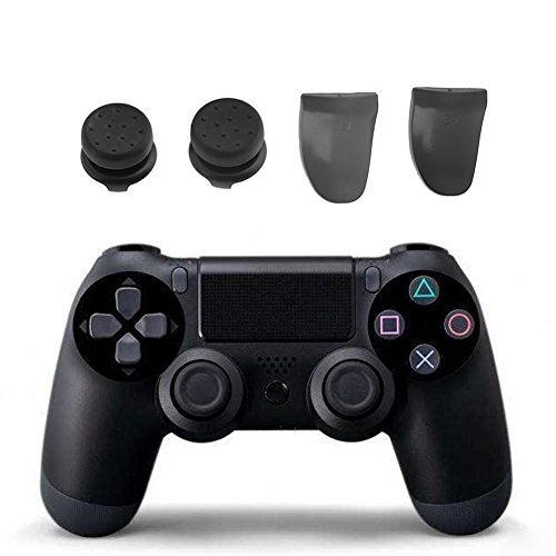 PS4 kontroler Grips, L2 R2 Trigger Extenders gumbi za daljinsko džojstik kapica za PlayStation 4 Pack od 4