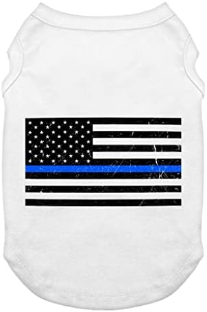 Majica za pse za pse-Policijska majica za pse - odjeća za pse sa zastavom SAD - a