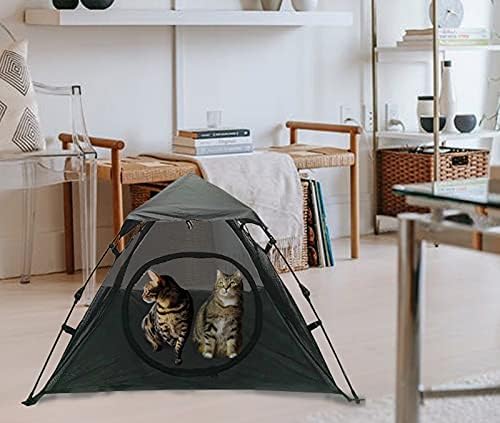 Prijenosni veliki pop-up šatori za kućne mačke ograđeni prostori vanjska vrtna kućica za mačke štenad kunića malih životinja, brzo