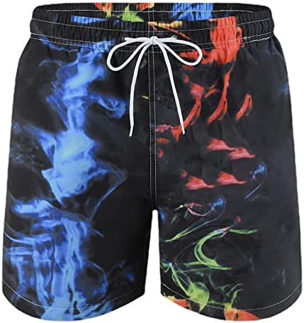Muške plivačke kovčege cvjetne kratke hlače s džepovima elastične plaže kratke hlače za plivanje hlača kratke hlače