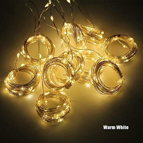 WYBFZTT-188 Božićna vođena vilinska svjetla Garland zavjese String Svjetla daljinsko upravljanje Uključene kućne dekoracije spavaće