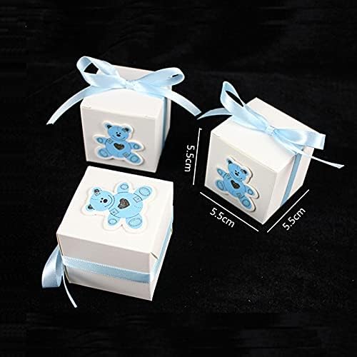 9915 50pcs poklon kutija s vrpcama kutije čokolade za dječji tuš ukrasi za rođendanske poklone