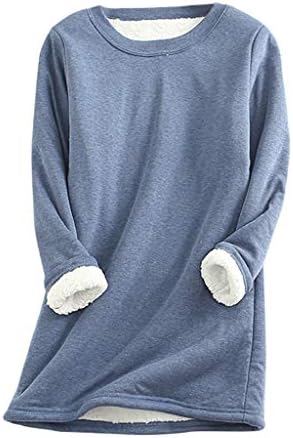 Ženski džemperi baršunasti košulja za toplo dno i veliki vrhovi ručak lambswool fit majica džemper 2023