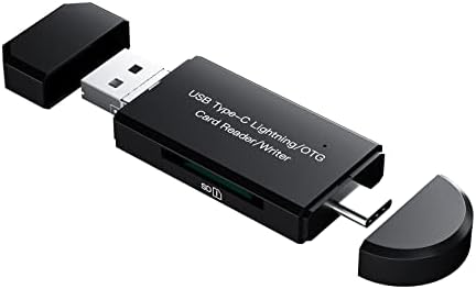 Čitatelj kartica TF Flash za tip C Micro Lightning USB Jack 4 u 1 pribor za memorijsku memoriju Adaptador kompatibilan s Apple iPhoneom