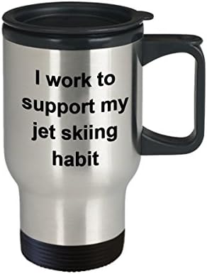Radim na podršci svojoj šalici za jet skijanje - poklon prijatelja za suradnike - smiješna putnička šalica