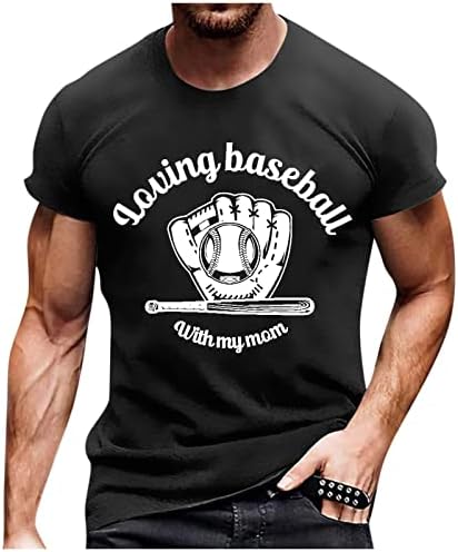 Muška majica s natpisom Baseball Tata, ležerna hip-hop majica za par, vrhovi kratkih rukava