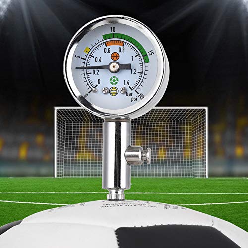 Mjerač tlaka za nule kuglice, 1,6 inčni mini ulicitni zračni tlačni tlak barometra za košarkašku nogometnu odbojku
