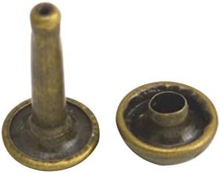 Fenggtonqii brončana dvostruka kapka gljiva za zakovice metala kapica 8 mm i post 12 mm pakiranje od 200 setova