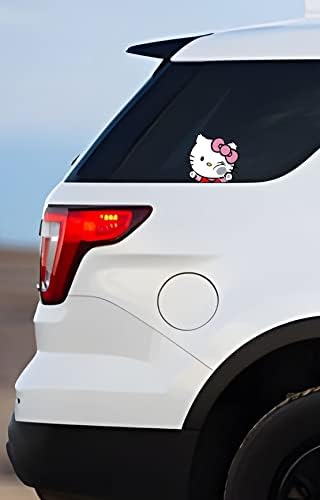 Okimari-hello kitty naljepnica automobila udarajući stakleni naljepnica vinil