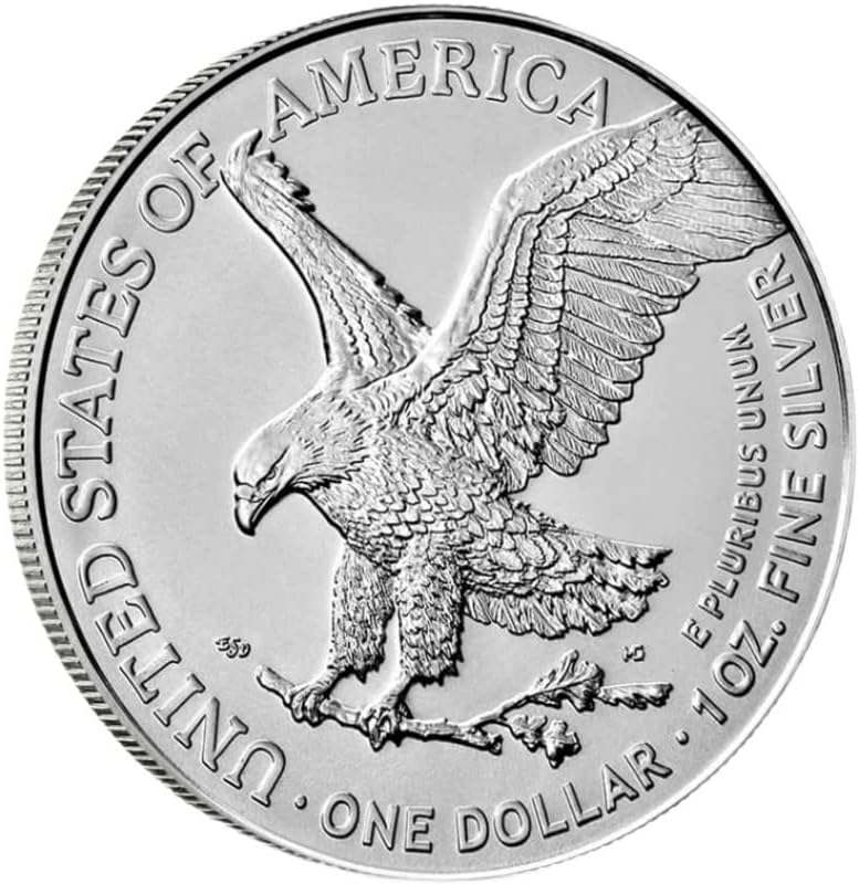 2021 Orlovi raširili krila American Eagle Ocean Silver kovanice američki dolar prigodni novčići Liberty kovanice sretni kovanice srebrne