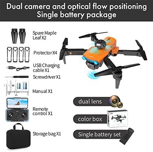 F187 sklopivi dron s dvostrukim 1080p HD kamerom, mini daljinski upravljač Quadcopter s LED svjetlima, WiFi FPV mjenjač u stvarnom