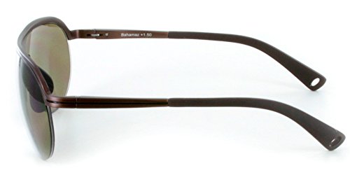 Sunčane naočale Bahamaz Bifocal Aviator - Optičke leće i aluminijski okviri spremni na recept - 60 mm x 18 mm x 130 mm