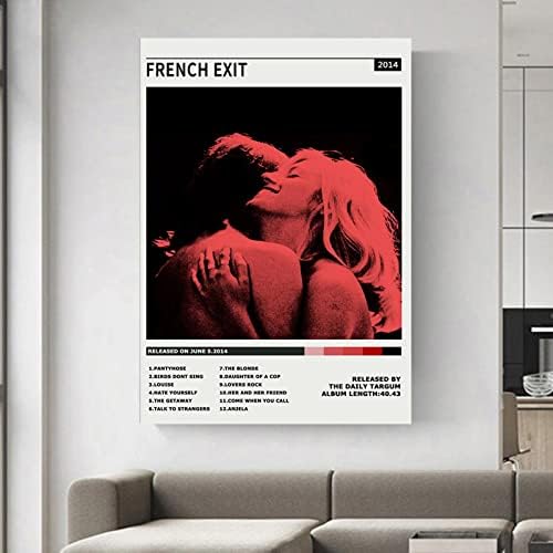 Bakvri Jecukn TV Girl Music Album Poster French Exit 90S pokriva Poster za sobe Estetsko platno Zidni umjetnički dekor za dnevnu sobu