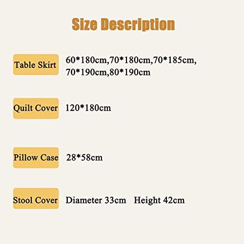 Zhuan jednostavne masažne krevete suknje jastučnice za masažu stol za stol setovi valana opremljeni pokrivač s četverodijelnim kozmetičkim