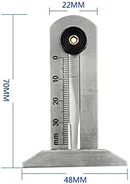 0-30 mm mjerač dubine profila za automobilske gume od nehrđajućeg čelika alat za mjerenje dubine čeljusti