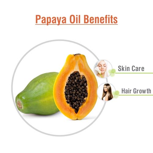 Papaja ulje | čisto i prirodno nerazrijeđeno ulje za njegu kože i kose-5 ml s kapaljkom