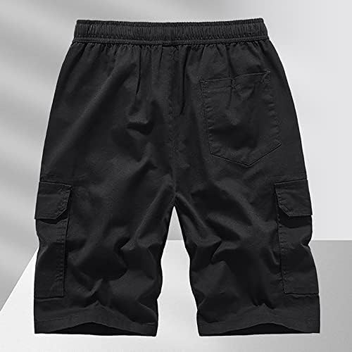 Muške kratke hlače Leisure Jogging Cargo Cotton Men's Ljetne kratke hlače kratke hlače Vintage Sportske muške hlače Flat Boys Linen