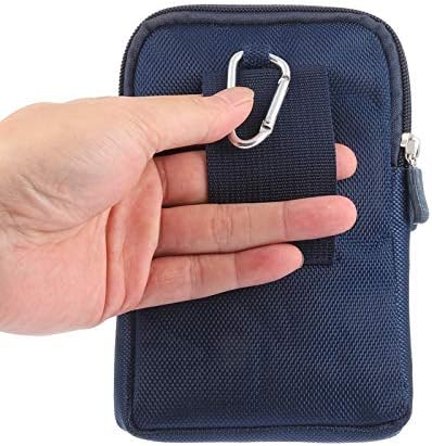 Nosač telefona, džepni isječak 6,3 inčni Univerzalni sportski 3 džepa Multifunkcionalna vrećica za torbicu s karabinom kompatibilnom