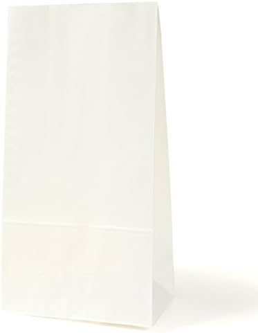 Pakiranje papirnate vrećice; 00424, uložak, vrećice s kvadratnim dnom,; 12, izbijeljene, 100 listova