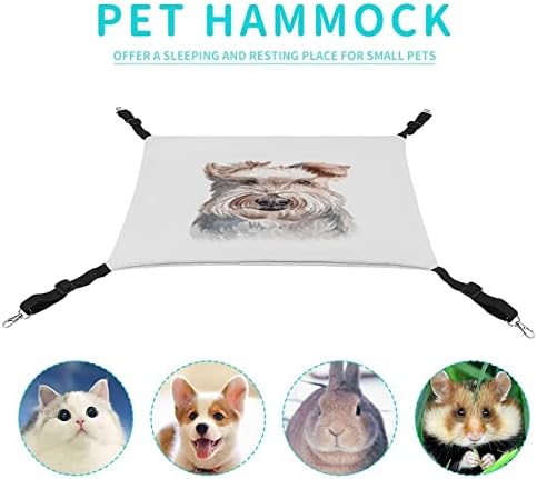 Crtani pas Mini Hammock za kućne ljubimce, viseći mekani krevet za kućne ljubimce, s podesivim naramenicama i kukicama