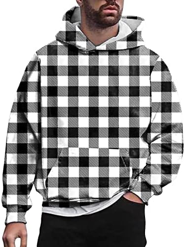 Muška labava pulover udobna runa trenirka majice Print modna bluza srednje težine kaznene kapuljače za vuču vrh
