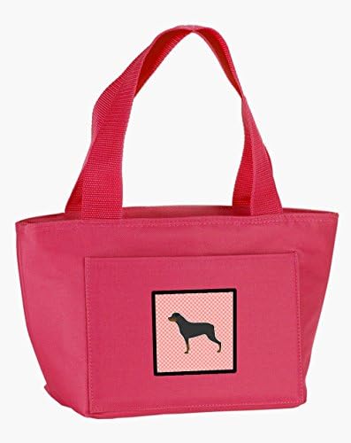 Caroline's Treasures BB3666PK-8808 Ротвейлерская pokrivač pink torba za ланча, izdvojeni za višekratnu upotrebu ručak-boks za rad u