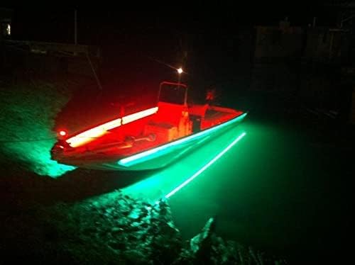 LED traka svjetla za brodove, 12V vanjski RGB podvodni konop svjetlost Prava IP68 vodootporna traka 16,4ft mornarička riba fleksibilna
