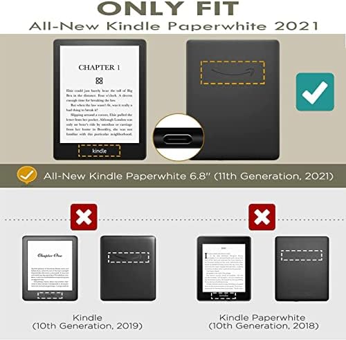 Futrola za e-čitač 2021 kompatibilna je s 6,8-inčnim 11. generacijom Futrole za čitanje e-čitača s funkcijom automatskog spavanja /
