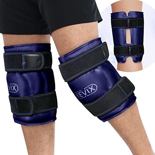 Revix XL koljena leda omotajte oko cijelog koljena nakon operacije i omota leda za koljeno za kronično ublažavanje bolova u koljenu