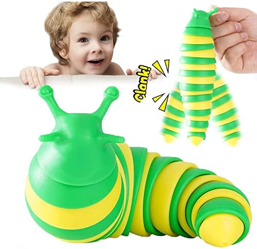 Fidget Slug, senzorni igračke s fidgetom, 3D ispisana artikulirana igračka za djecu, smiješne senzorne igračke artikulirajući stimum