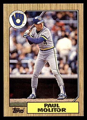 1987. Topps 741 Paul Molitor Milwaukee Brewers NM/MT Brewers
