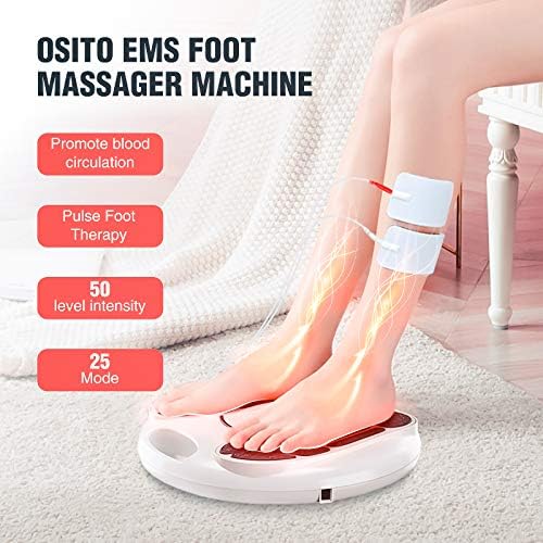 Masažer za stopala _ Stroj za stimulaciju cirkulacije krvi _ električni stimulator mišića nogu zdravlje stopala za neuropatiju ublažava