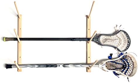 Držač stalka za sportske potrepštine za prikaz palice za bejzbol softball hokejaške palice za lacrosse drvo
