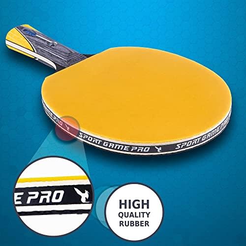 Ping pong veslo s ubojicom spin + futrolom besplatno - profesionalni stolni teniski reket za početnike i napredne igrače - poboljšajte