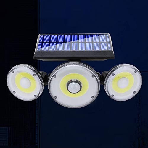 70COB 3 dvorišta senzor pokreta Vanjske glave solarno svjetlo svjetlosnih svjetala LED svjetlost LED božićna vanjska svjetla