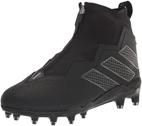 Adidas muški Nasty 2.0 nogometna cipela, crno/noćna metalik/siva, 9,5
