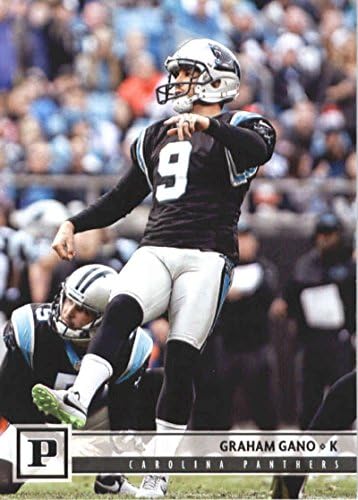 2018. Panini NFL nogomet 47 Graham Gano Carolina Panthers Službena trgovačka karta
