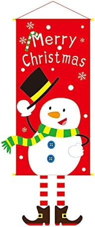 Mini božićni ukrasi stablo božićni snjegović vijenac jelena božićno drvce ukrašavanje tkanine za viseće zastave privjesak vrpca za