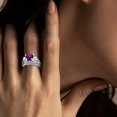 2023 novi ženski prsten sa šarenim cirkonom vjenčani nakit prstenje veličina legure 610 poklon prsten s pečatom prsta